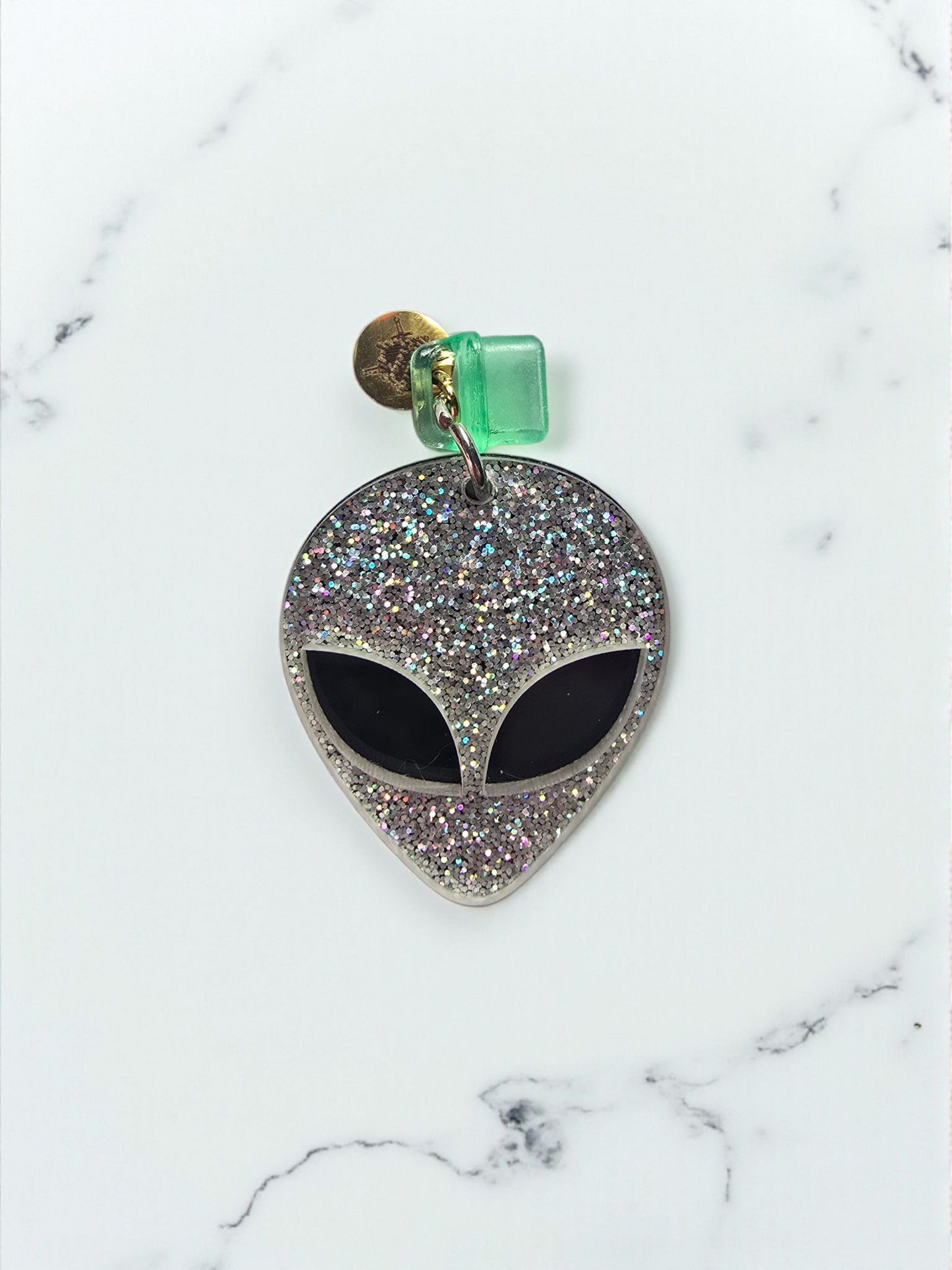 Holo Glitter Take Me To Your Reader Green Dust Plug