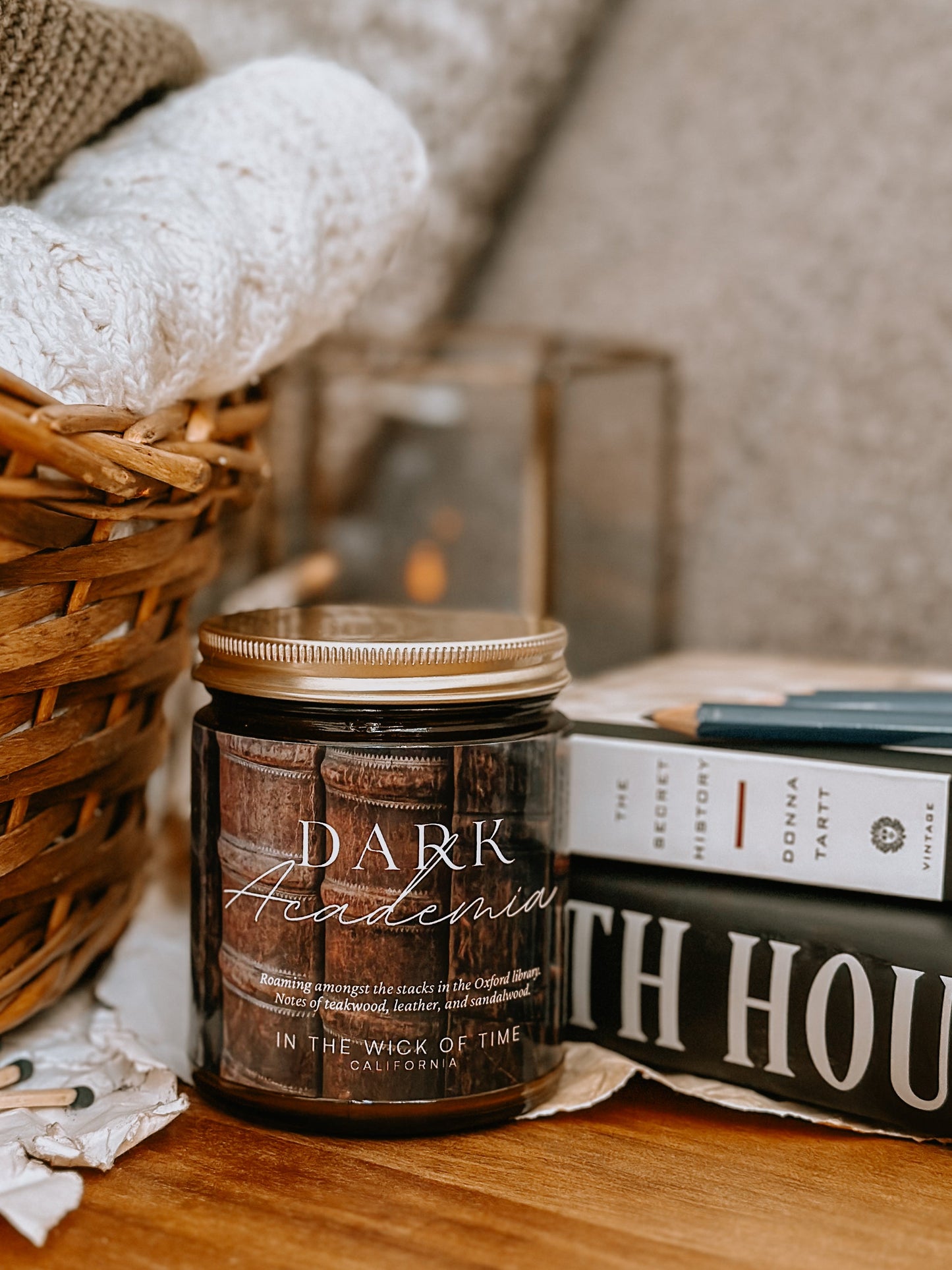 Dark Academia Candle