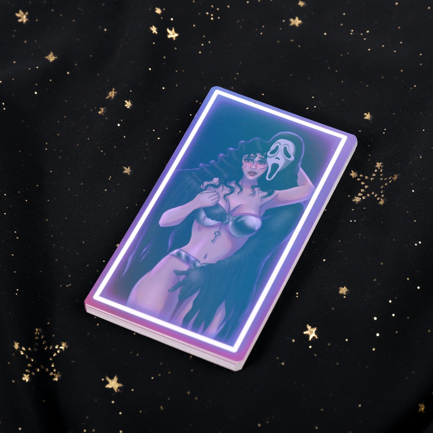 Ghostface Chastity Belt Holographic Card