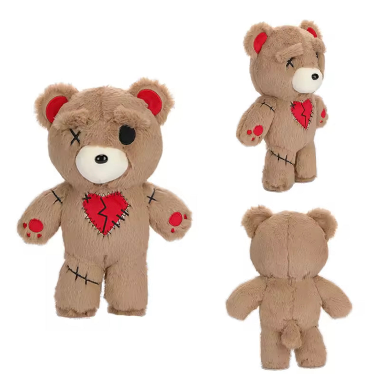 Valentine’s Day Plushie Stuffed Patched Animals