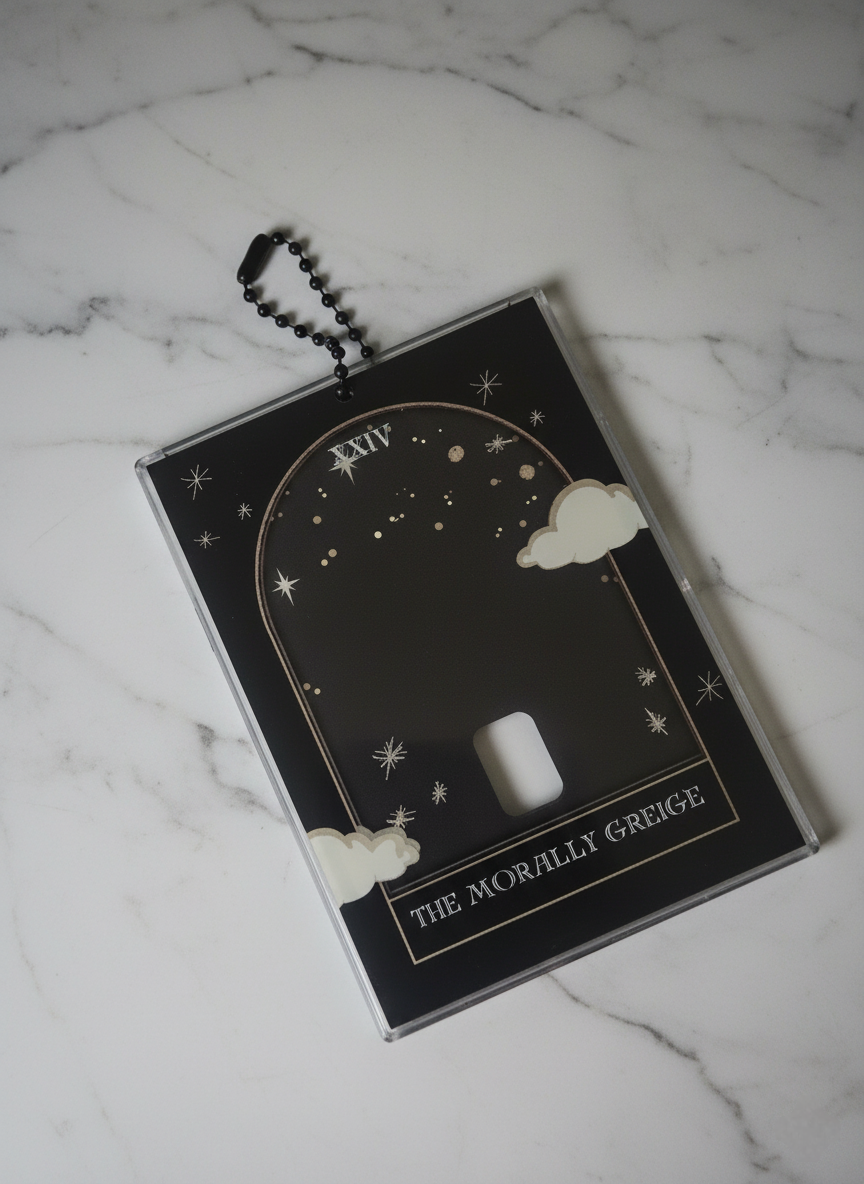 The Arcana Photo Card Holder Keychain