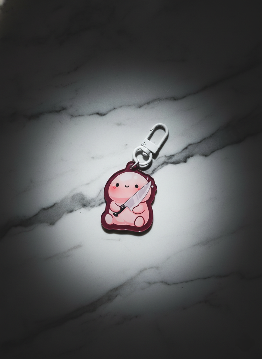 The Foreskin Of A Killer Slasher Peen Keychain