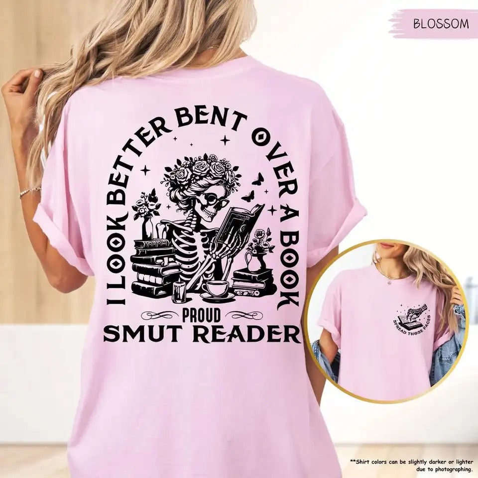 I Look Better Bent Over A Book Short Sleeve Shirt