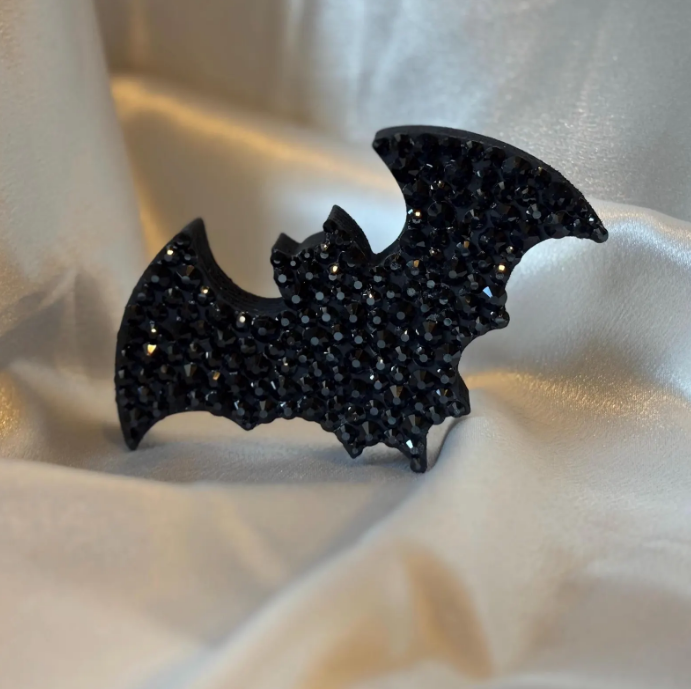 Bedazzled Bat Decor
