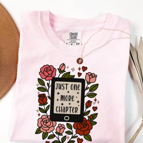 Just One More Chapter Kindle T-Shirt