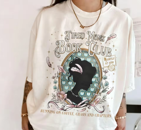 Tired Moms Book Club T-Shirt