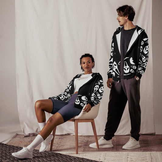 Ghostface Unisex zip hoodie