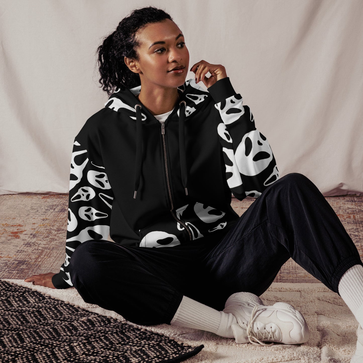 Ghostface Unisex zip hoodie