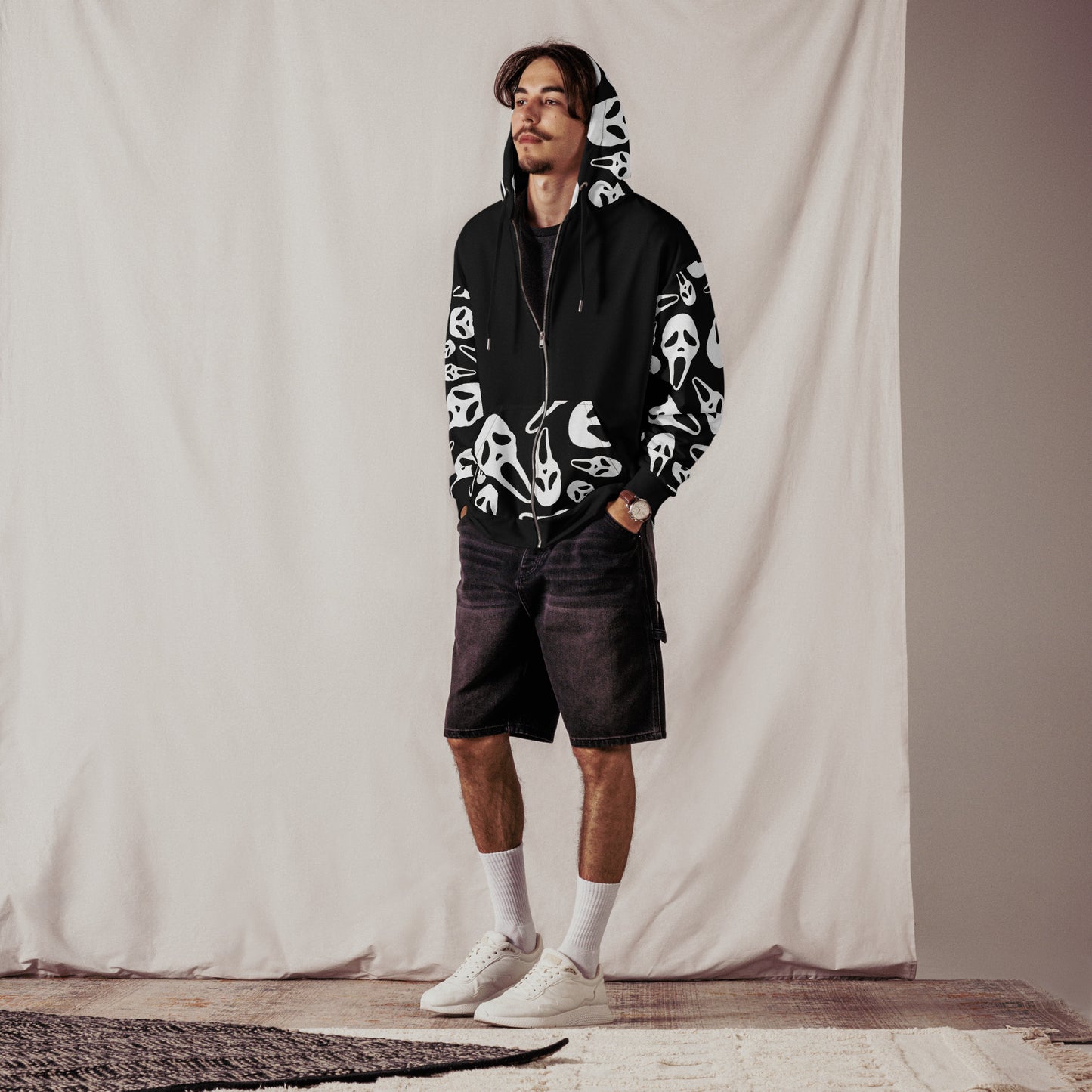 Ghostface Unisex zip hoodie