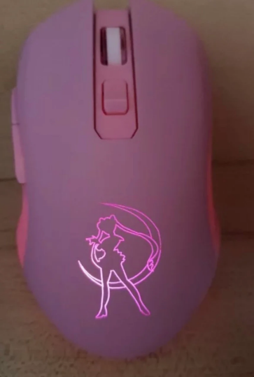 Sailor Moon RGB Wireless Gaming Mouse USB with Adjustable DPI