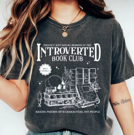 Introverted Book Club T-Shirt