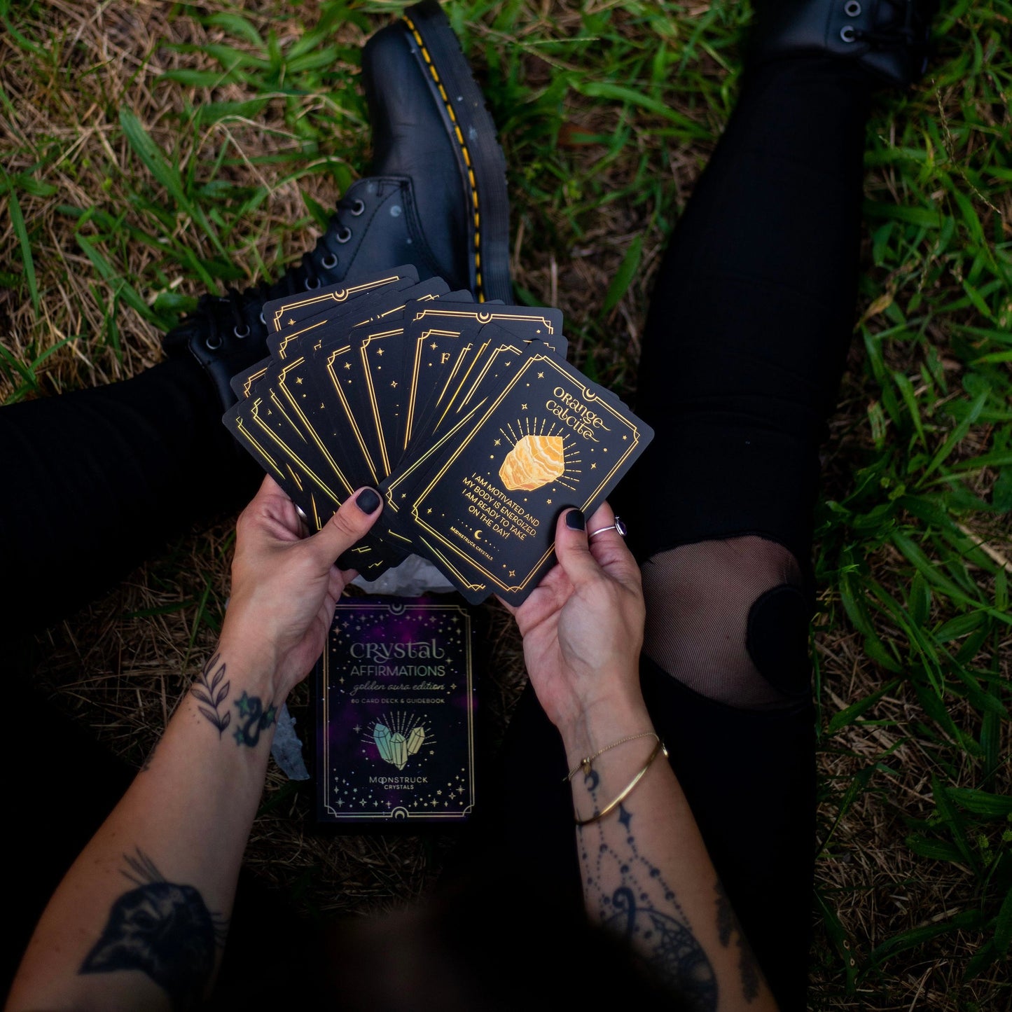 Gold Crystal Affirmations© Golden Aura Edition Card Deck