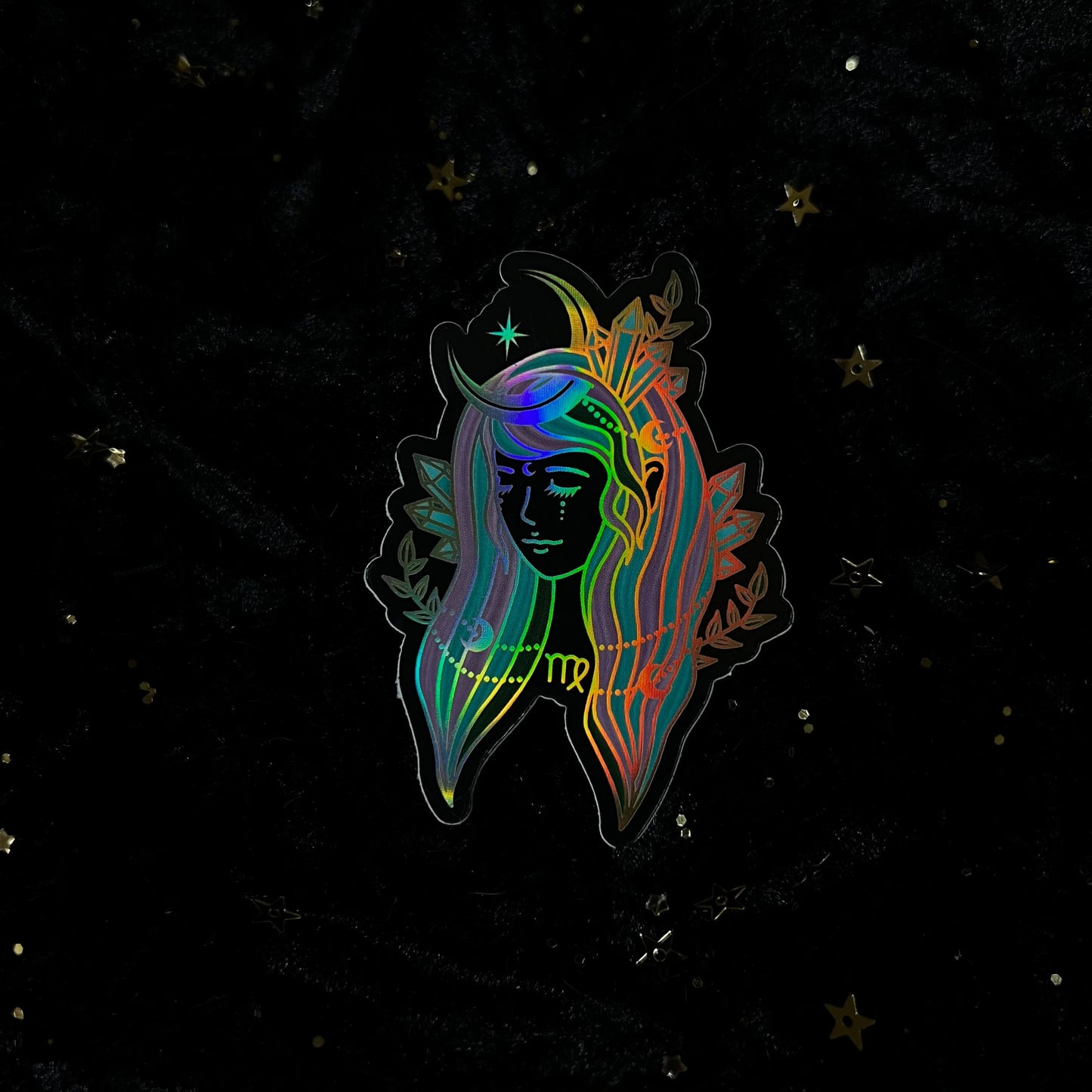 crystals for the zodiacs sticker