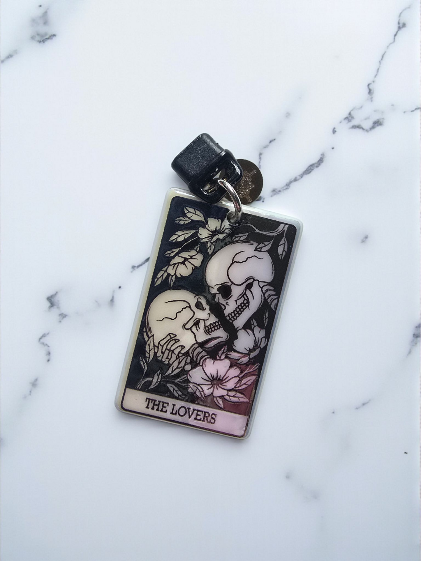 The Lovers Iridescent Tarot Card Black Dust Plug