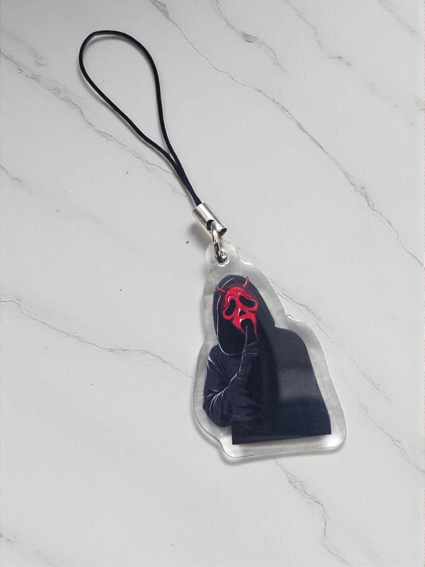 Big Red Phone Charm