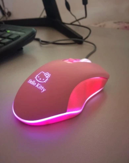 Sailor Moon / Hello Kitty RGB Corded Gaming Mouse USB with Adjustable DPI