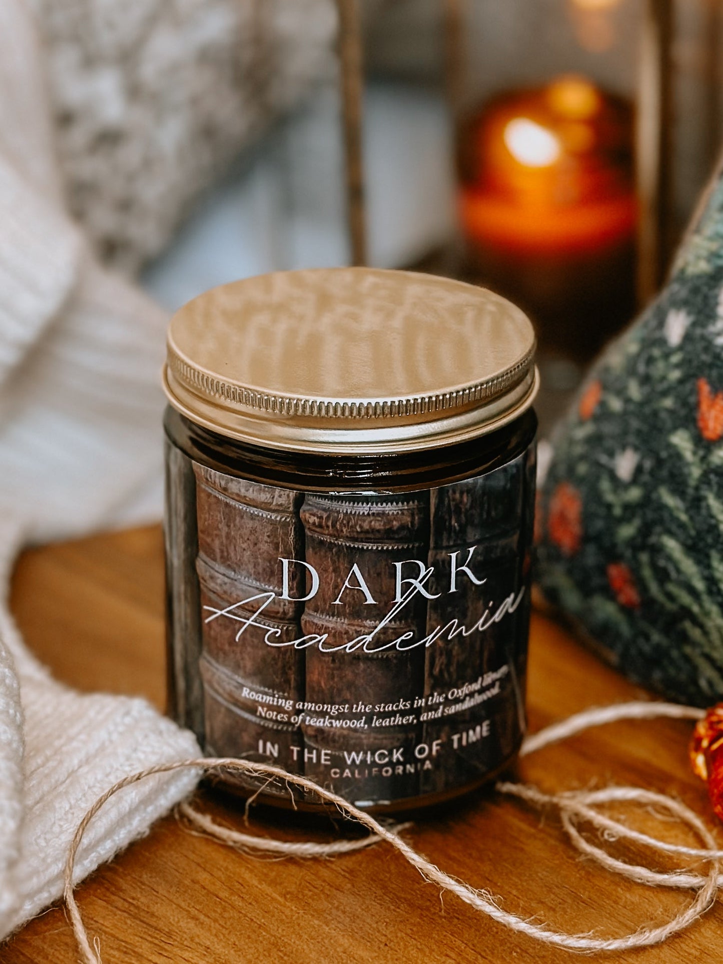 Dark Academia Candle