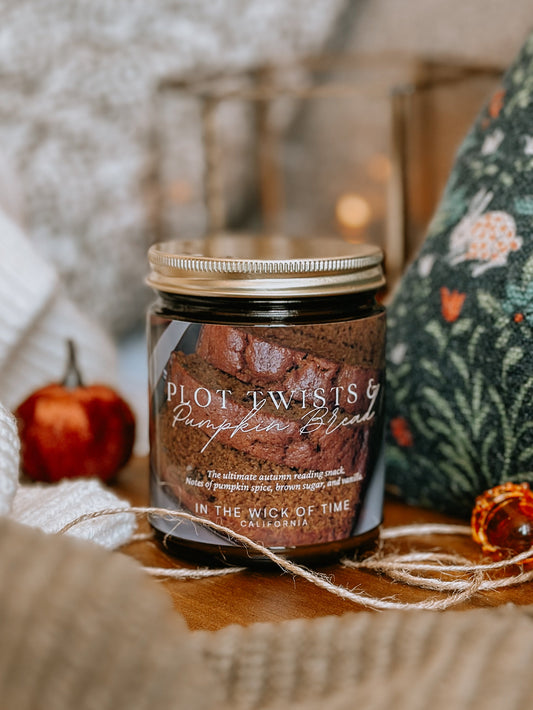 Plot Twists & Pumpkin Bread Candle