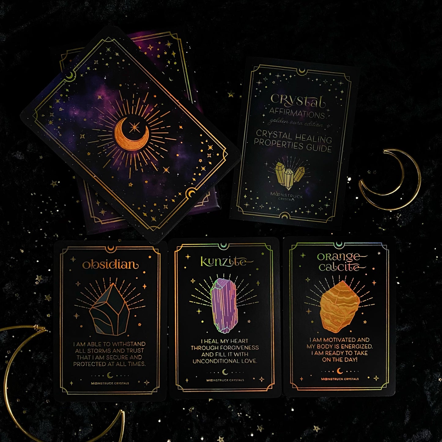 Gold Crystal Affirmations© Golden Aura Edition Card Deck