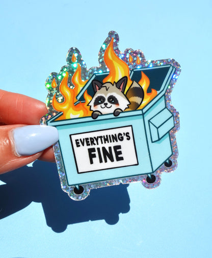 Funny Mental Health Sticker Pack –  Holographic Waterproof Vinyl Decals – Discounted Bundle of Anxiety, Therapy & Trauma Humor