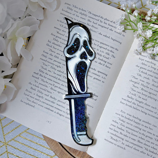 3d Printed Ghost Face Knife Bookmark