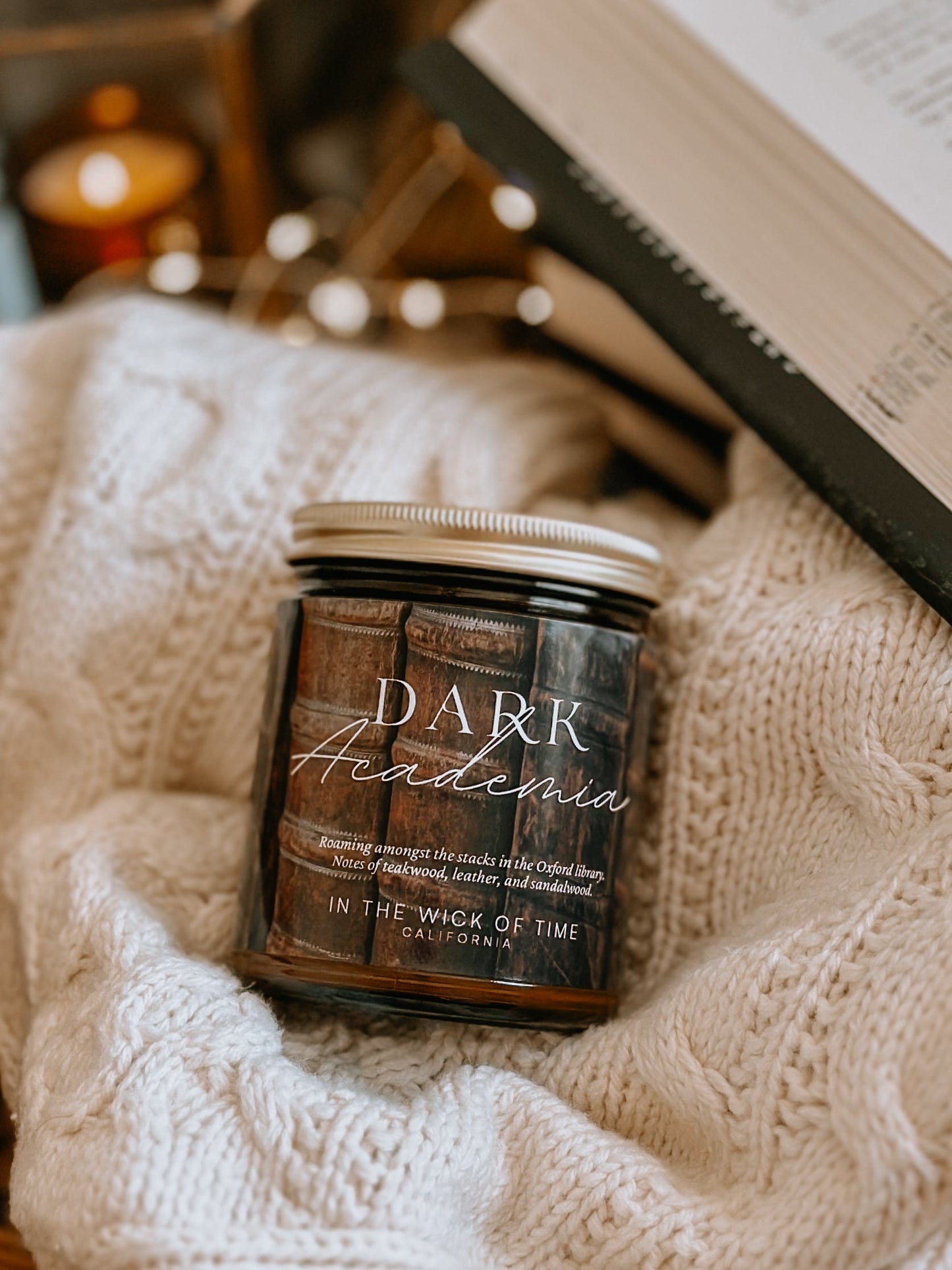 Dark Academia Candle