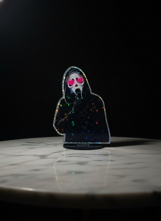 Heart Eyes Book Boyfriend Holographic Star Acrylic Standee