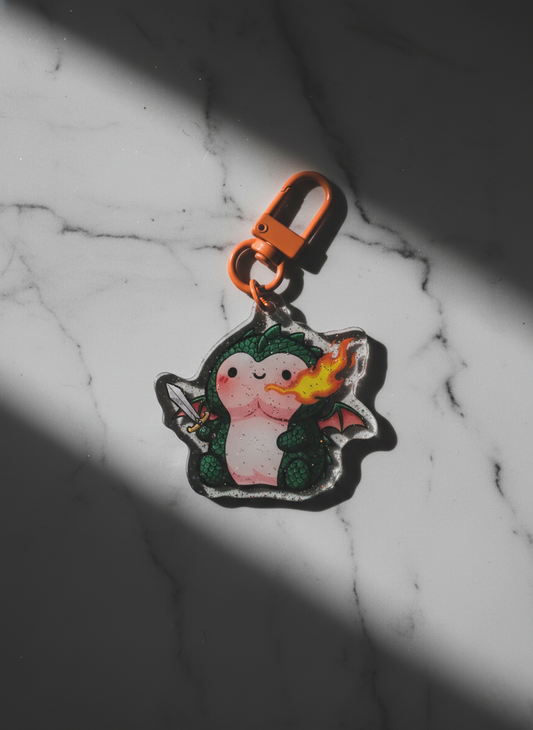 Cock Your Sword Fantasy Knight Peen Keychain