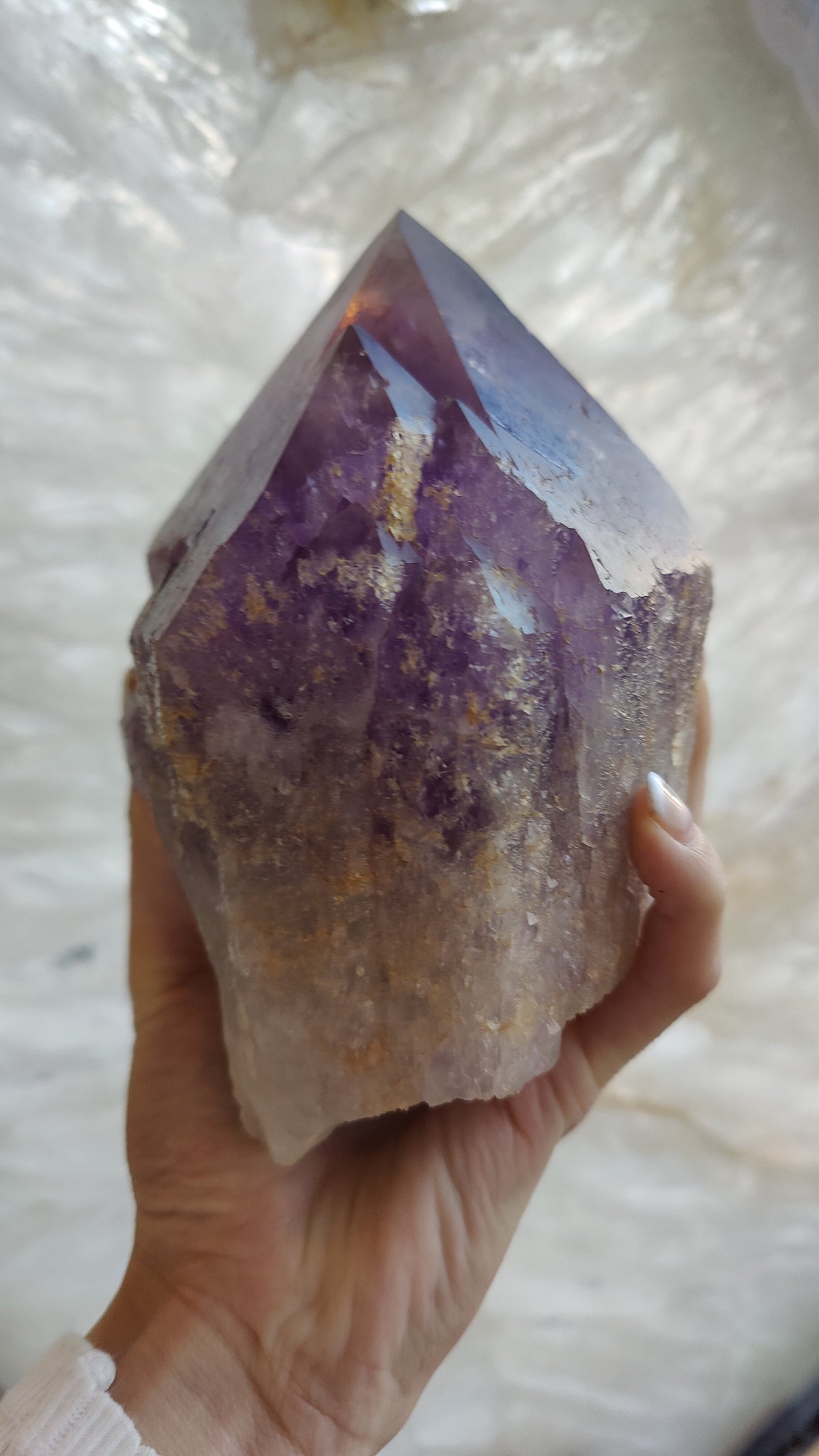 Amethyst Point (L) from Bolivia