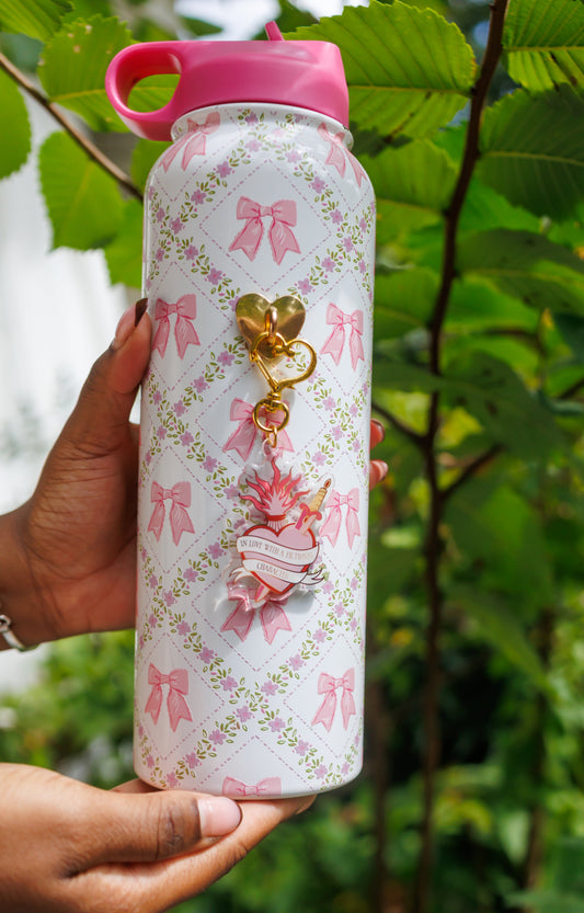 "In Love With A Fictional Character" Keychain/Kindle Charm -  Bookish Fairycore Cottagecore Pinstory Original Keychain/Kindle Charm