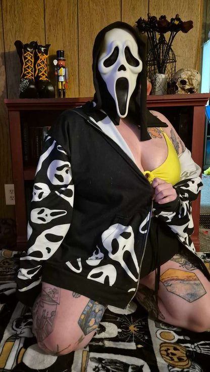 Ghostface Unisex zip hoodie