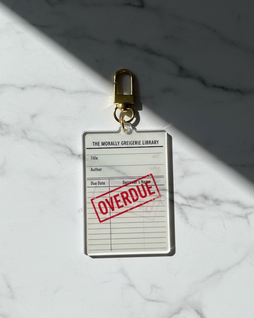 TMG Library Card Keychain