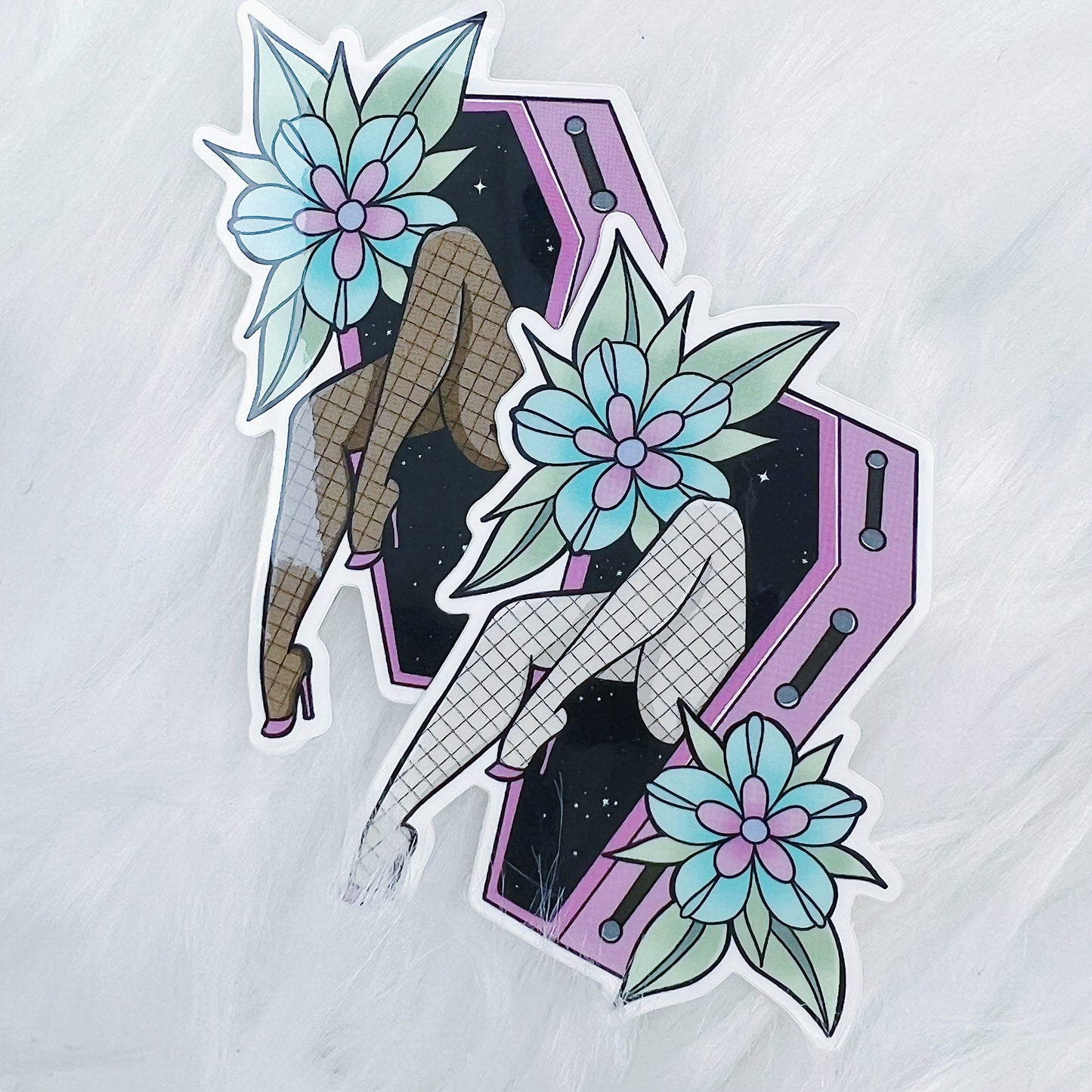 Welcome to my Coffin Vinyl Sticker Die Cut