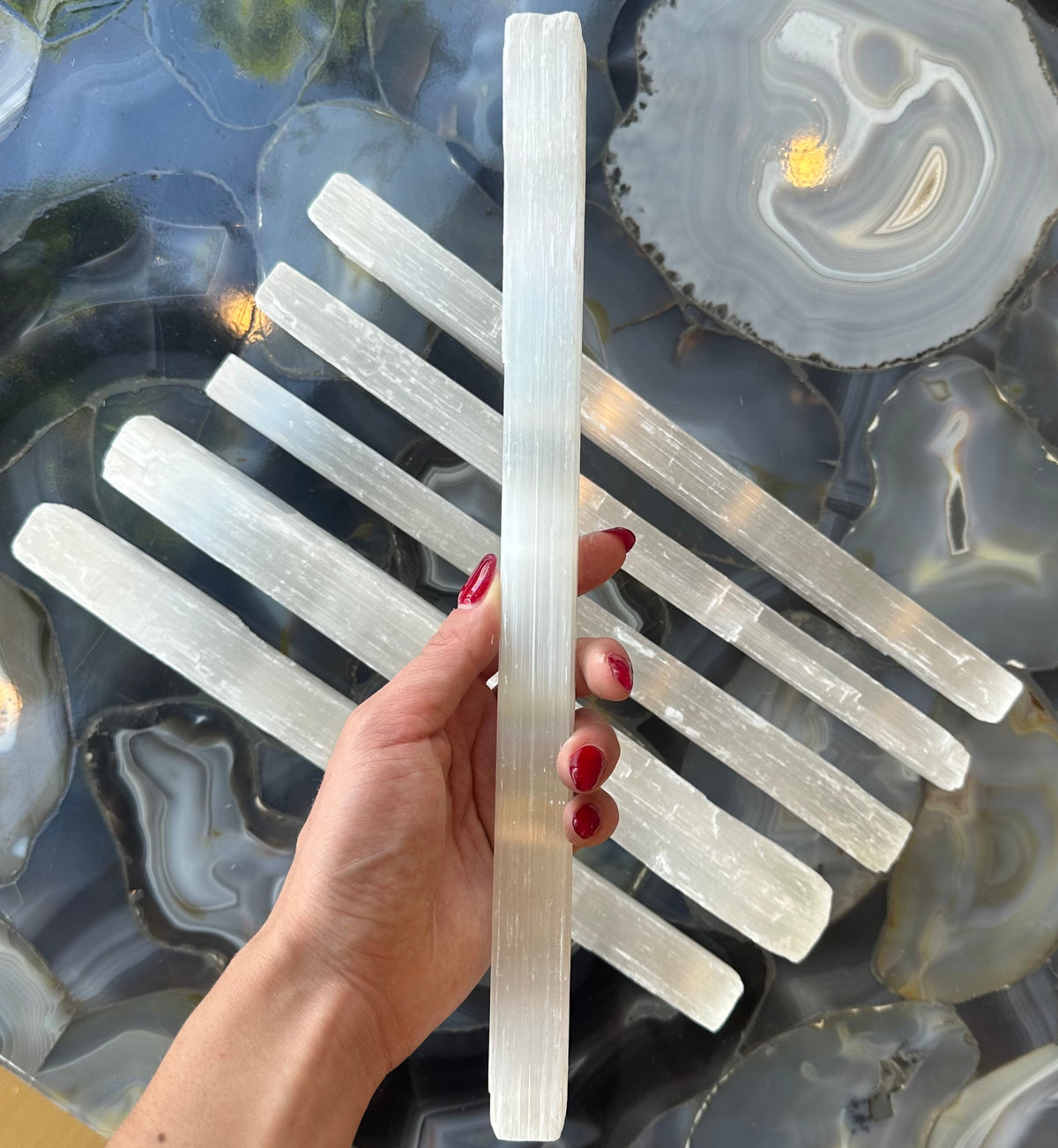Rough Selenite Bar (M)