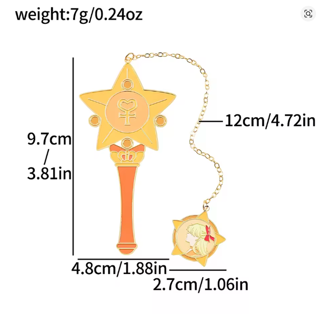Sailor Moon Metal Bookmark