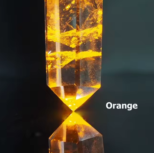 Glow In The Dark Clear Quartz Leather Rechargeable Pendant