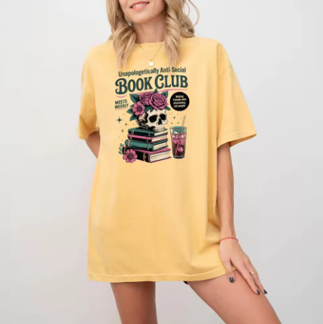 Unapologetically Anti-Social Book Club T-Shirt