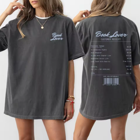 Book Receipt T-Shirt