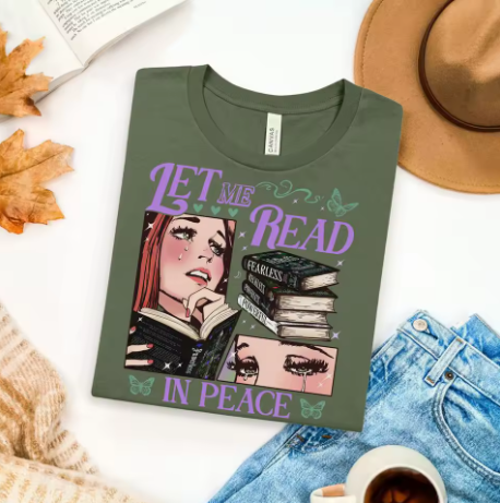 Let Me Read In Peace T-Shirt