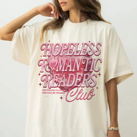 Hopeless Romantic Readers Club T-Shirt