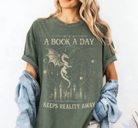 A Book A Day Keeps Reality Away T-Shirt