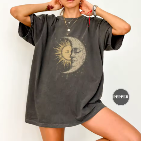 Sun & Moon Ying-Yang T-Shirt