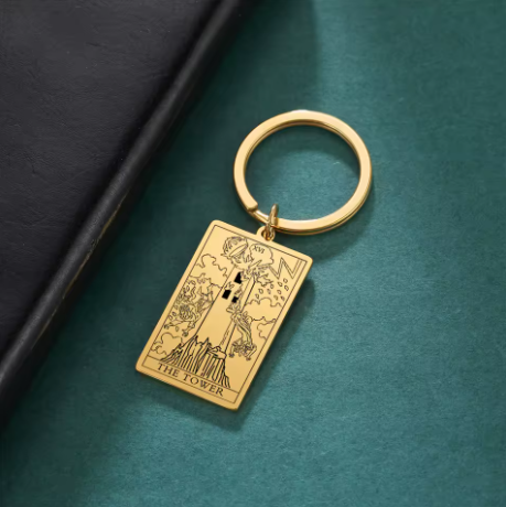 Tarot Card Keyring