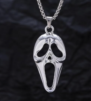 Ghostface Glow in the Dark SCREAM Necklace
