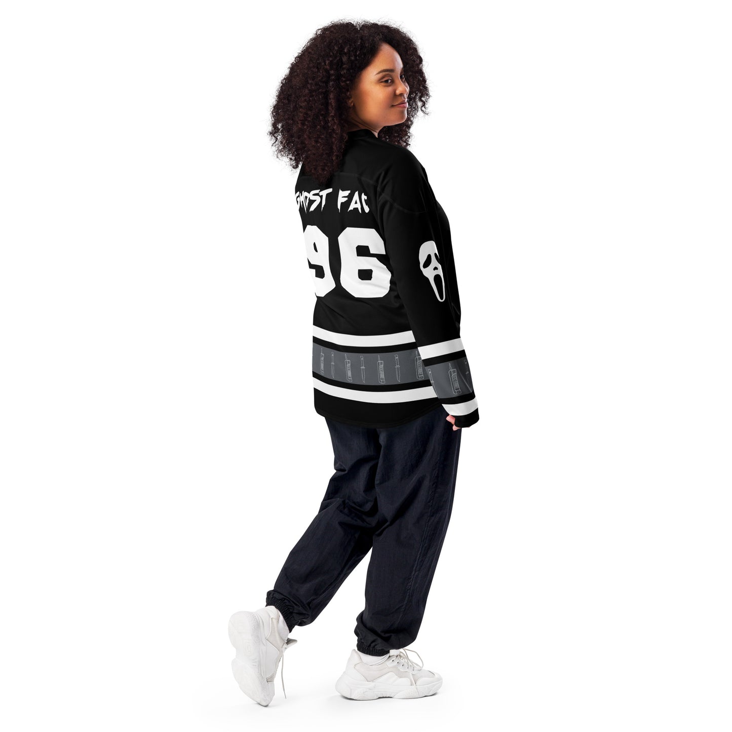 Ghostface Unisex Recycled hockey fan jersey