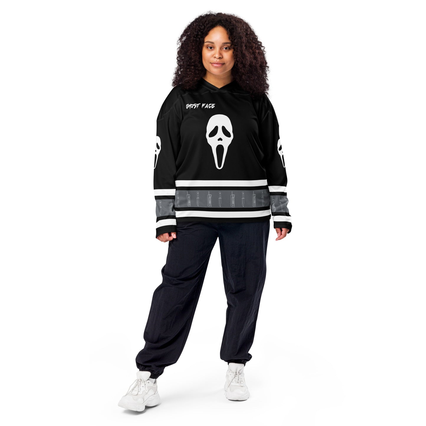 Ghostface Unisex Recycled hockey fan jersey