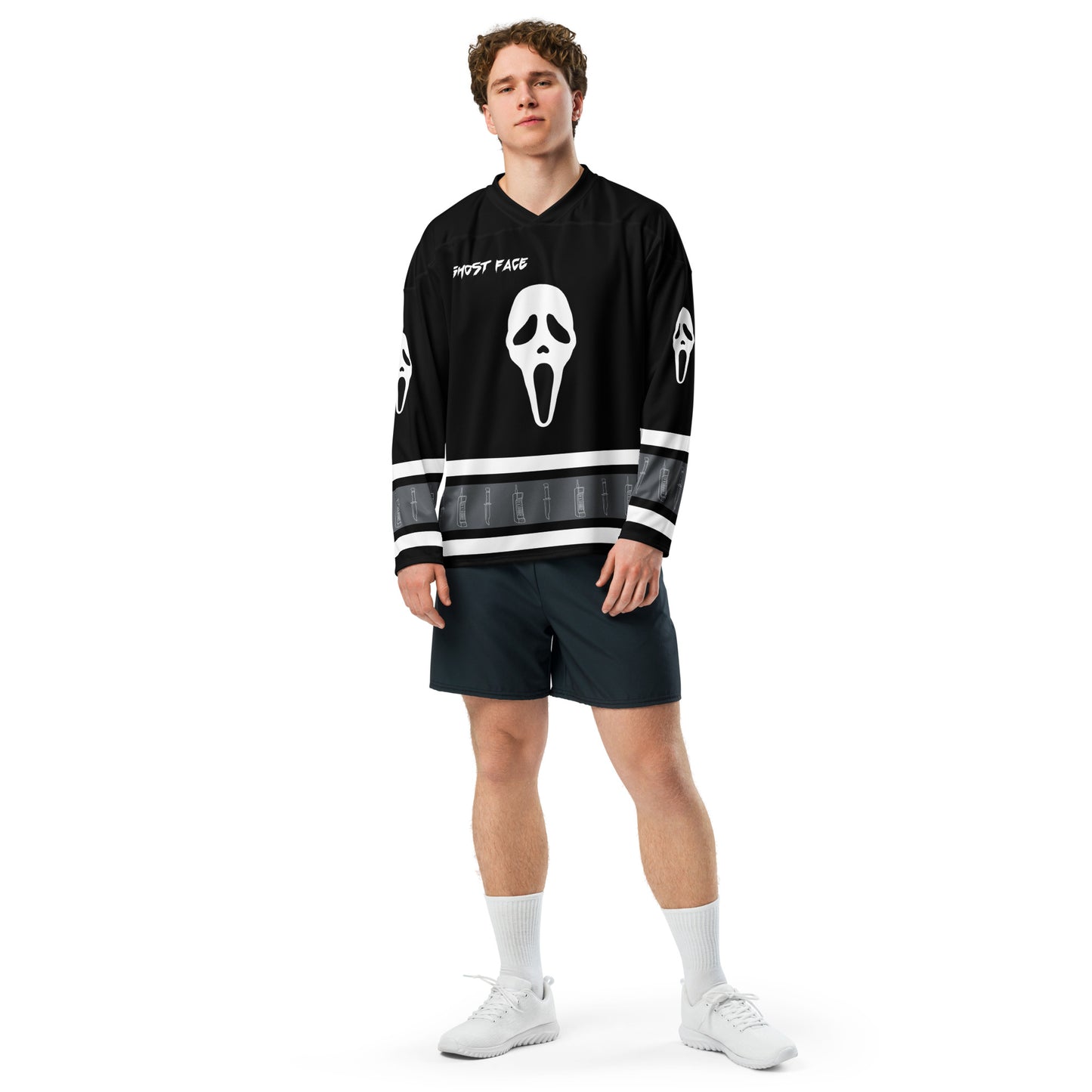 Ghostface Unisex Recycled hockey fan jersey