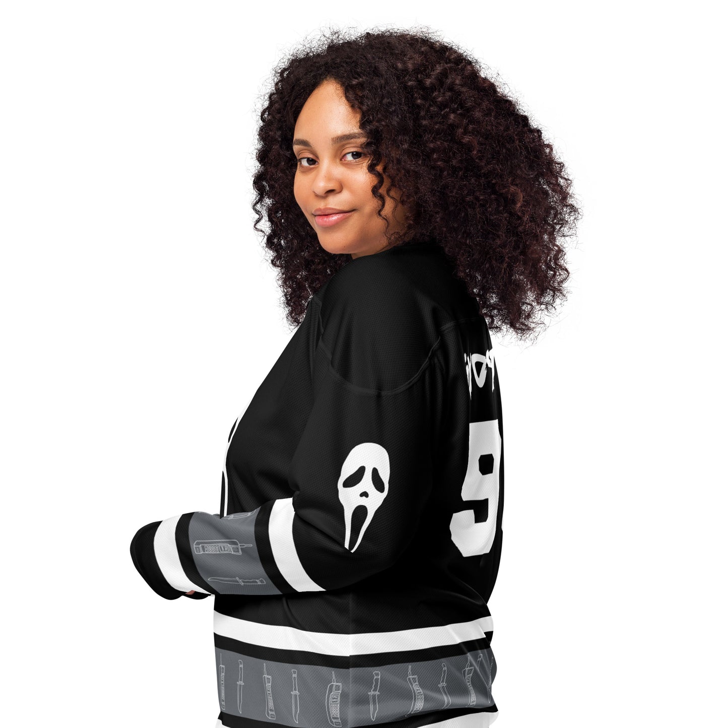 Ghostface Unisex Recycled hockey fan jersey