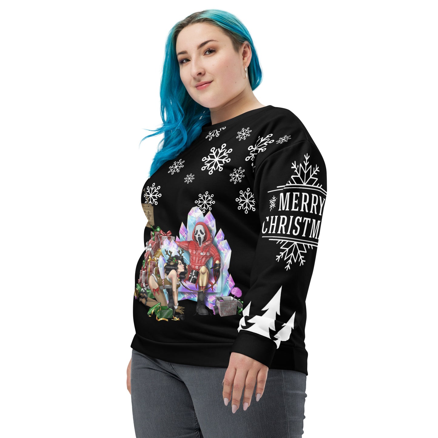 Ghostface Naughty Christmas Unisex Sweatshirt