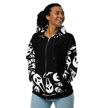 Ghostface Unisex zip hoodie